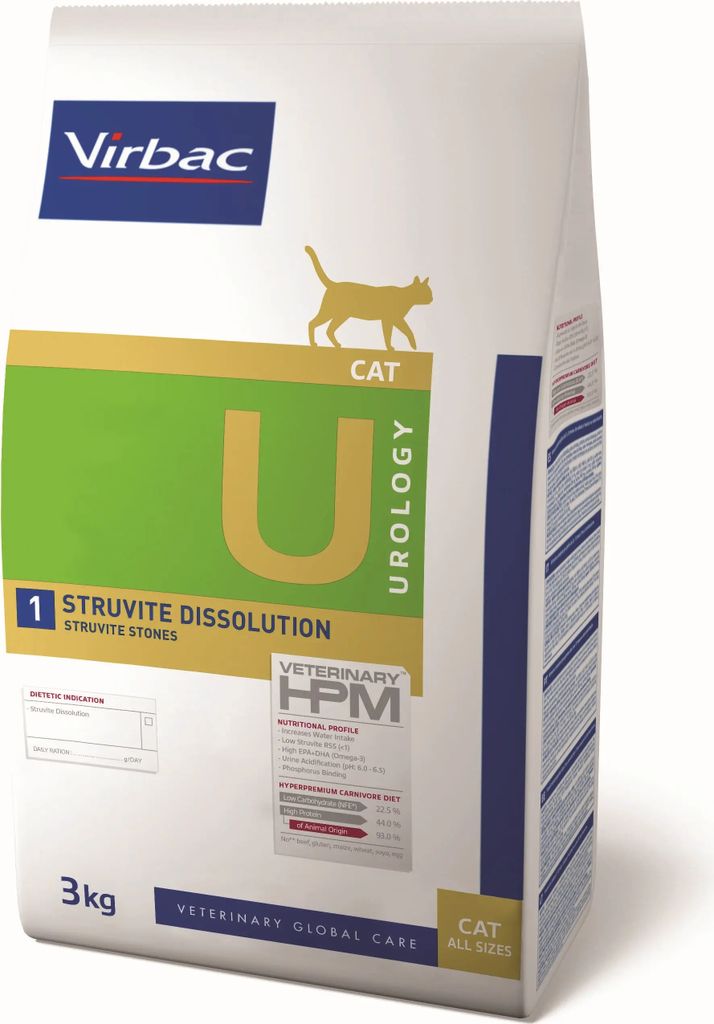 VIRBAC HPM FELINE UROLOGIE STRUVIT-LÖSUNG U1 1,5 kg