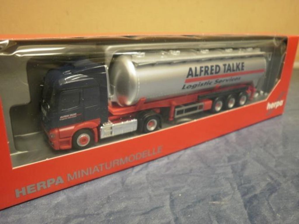 Herpa LKW MB Actros 11 Streamspace Gefahrgut-Silo-Sz Alfred Talke 305716