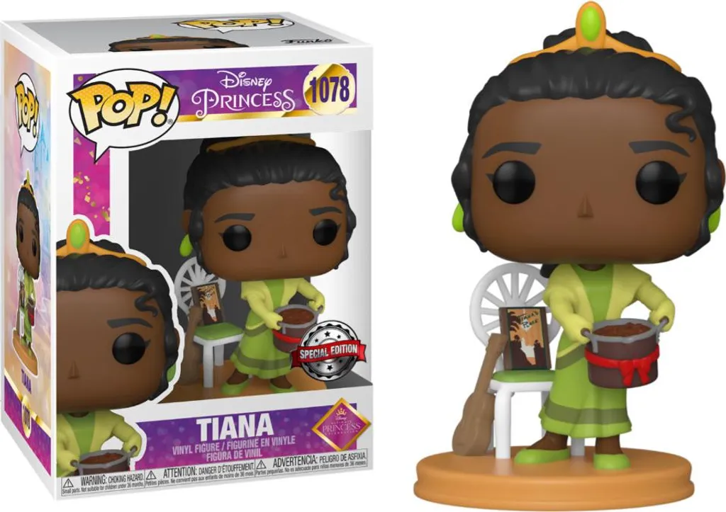 Statue Funko POP Disney Tiana 1078 Figurine de Collection en Vinyle
