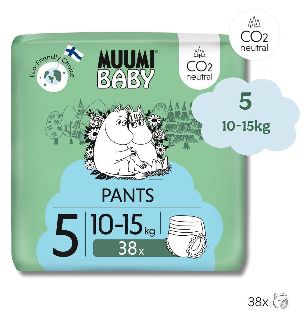 Moomin Baby - Moomin - Eco Windelhosen - Größe 5 - 10 bis Produktbild 