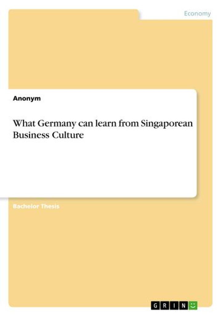 What Germany can learn from Singaporean Business Culture