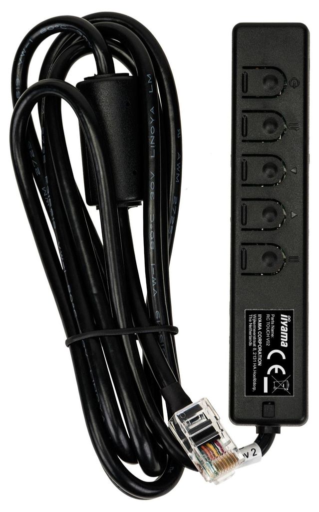 iiyama RC TOUCHV01 Fernbedienung Kabelgebunden Monitor Drucktasten