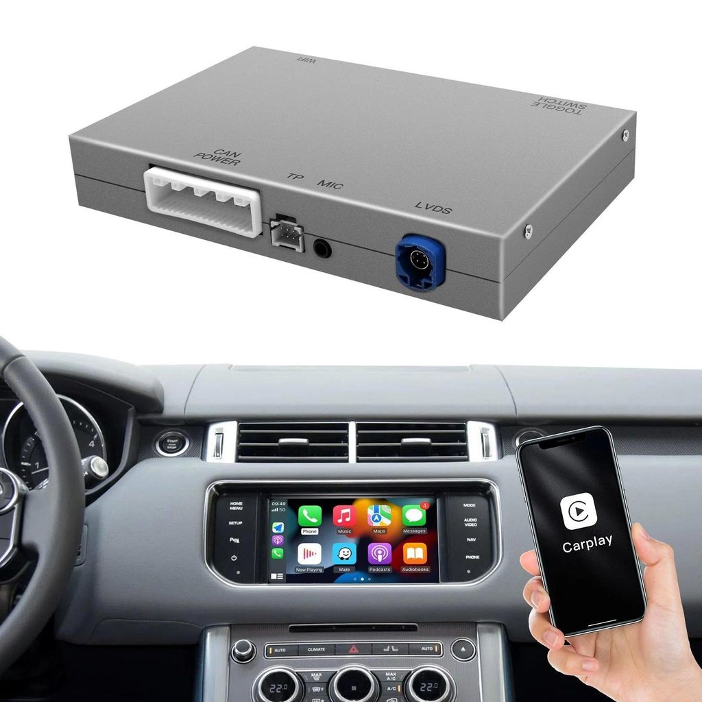 AUTOABC CarPlay Android Auto Interface Land Rover/Jaguar Bosch 7/8" 2011–2017 – OEM Look, Plug & Play