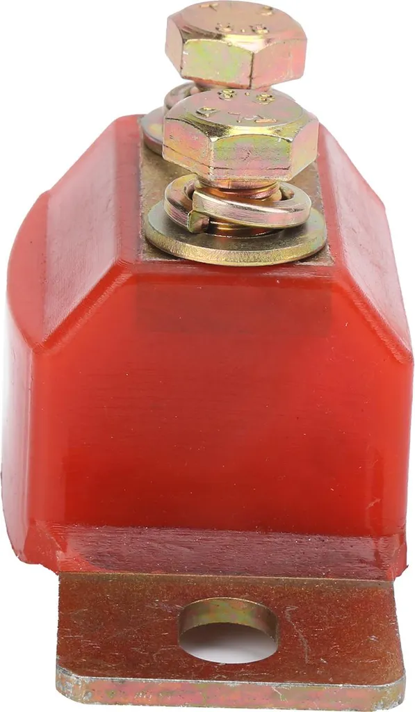 Support de boîte Chevy rouge en polyuréthane résistant à 2 trous - 5