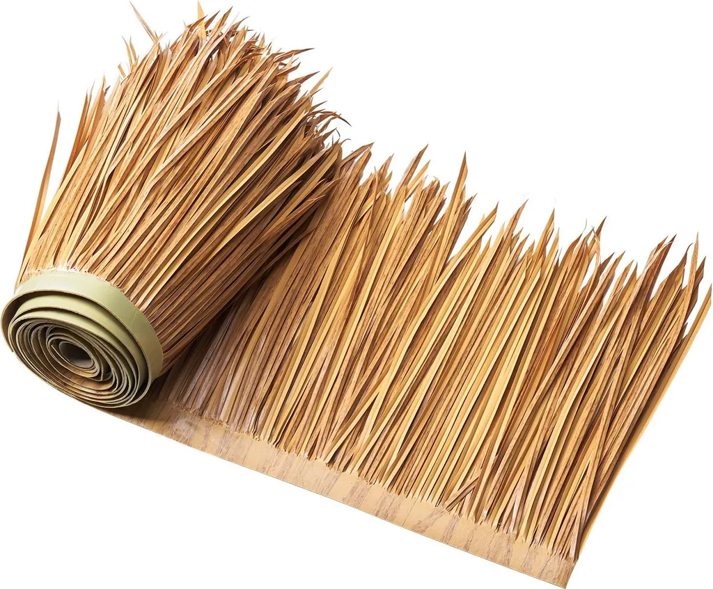 Tetto Paglia Artificiale 40x100 cm | Rotolo Effetto Naturale Messicano