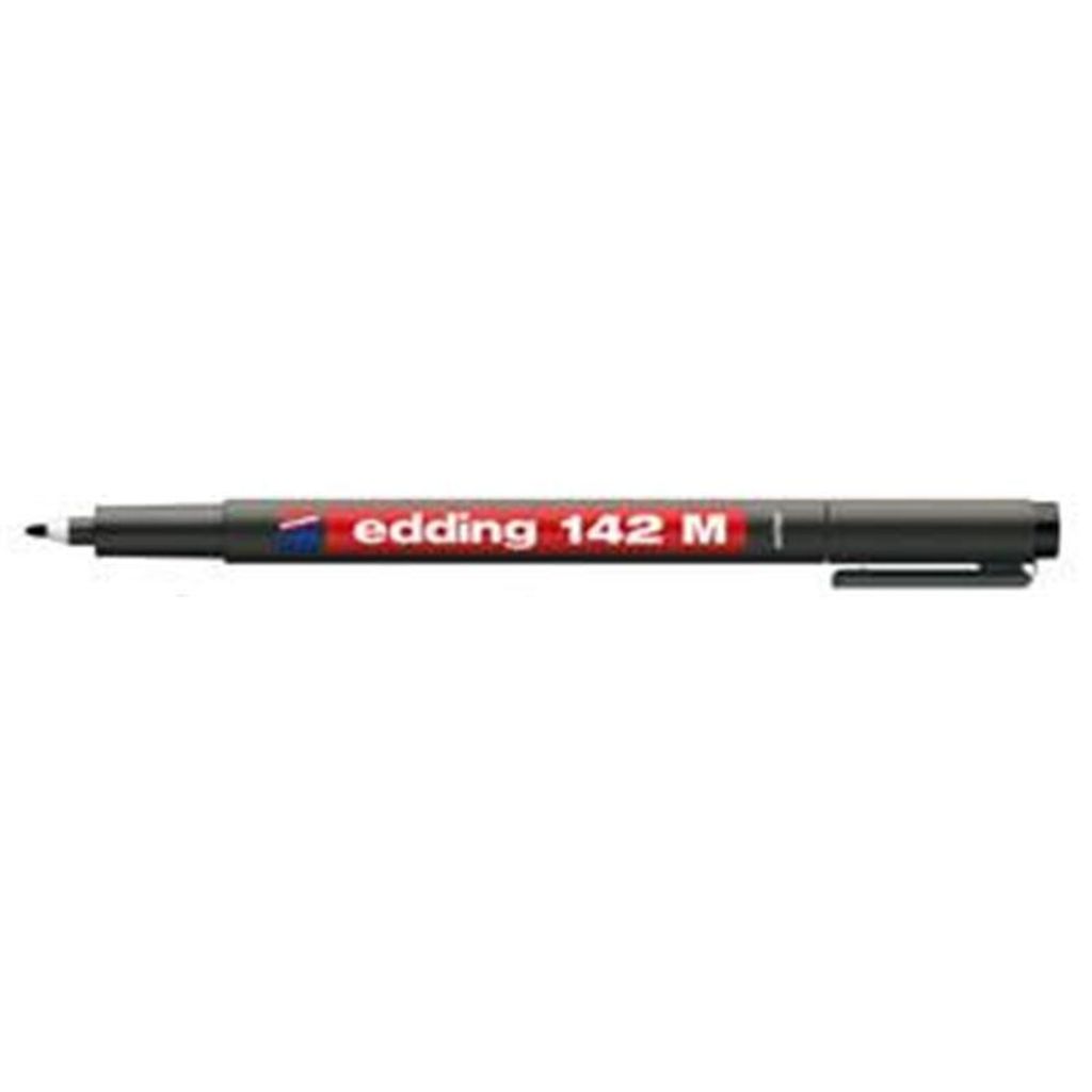 edding 142 M, permanente stift voor folie, zwart Productafbeelding 