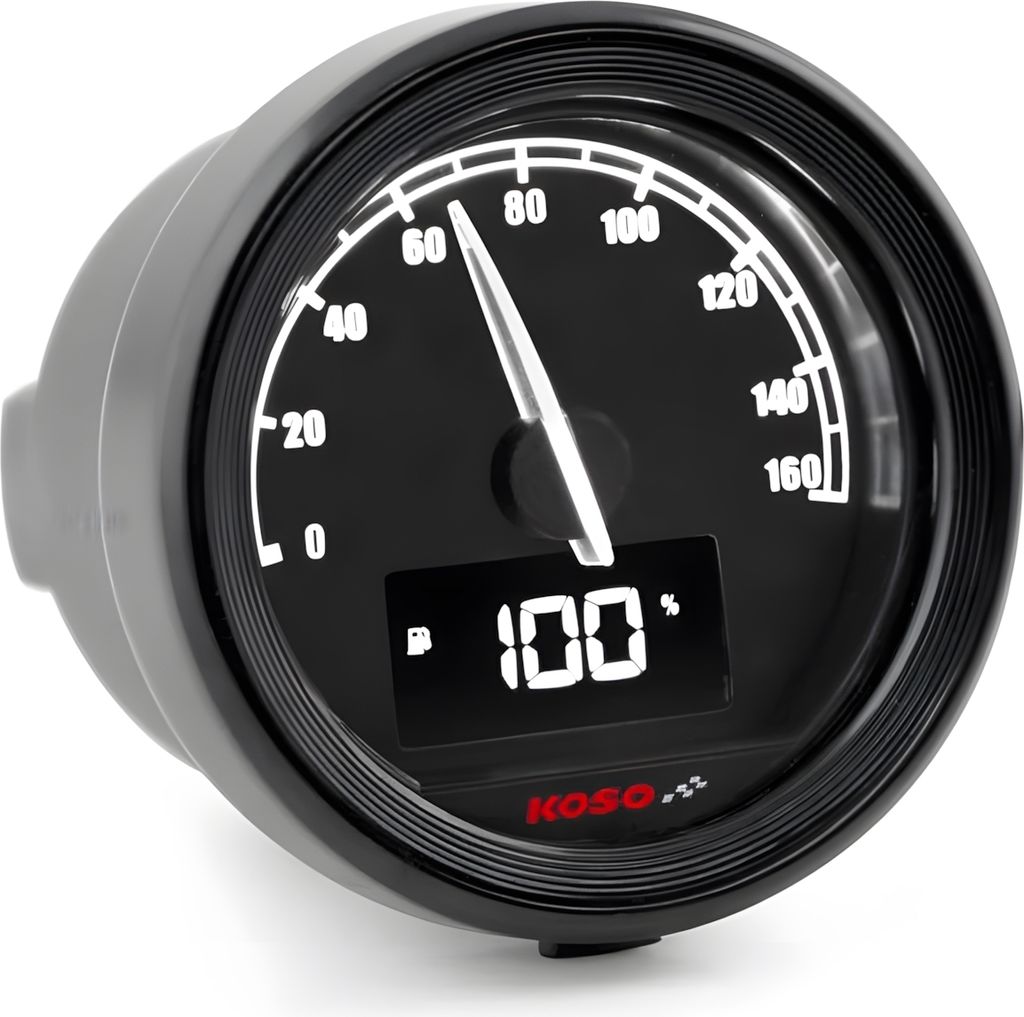 Koso Black D48 TNT-05 Geschwindigkeitsmesser