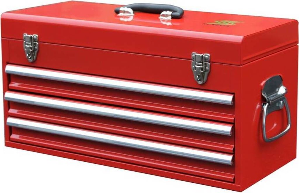 Werkzeugkiste 3 Schubladen 111tlg. Werkzeuge 600x300x330mm Werkstatt Ausrüstung