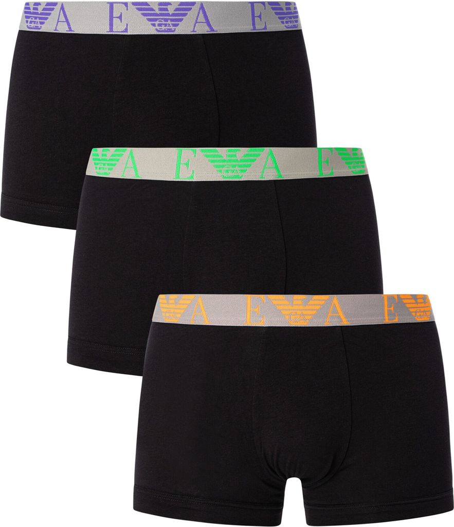 Emporio Armani 3 Packungsstämme, Schwarz M Produktbild 