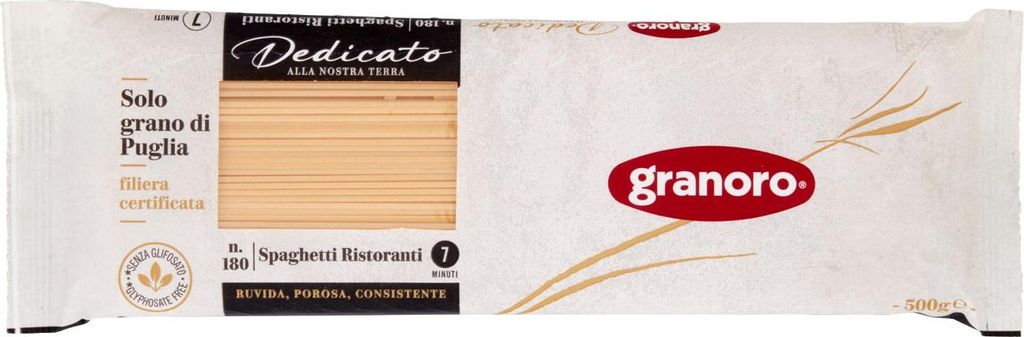 Nudeln Dedicato Spaghetto Fadennudeln N.180 500g - Granoro Produktbild 
