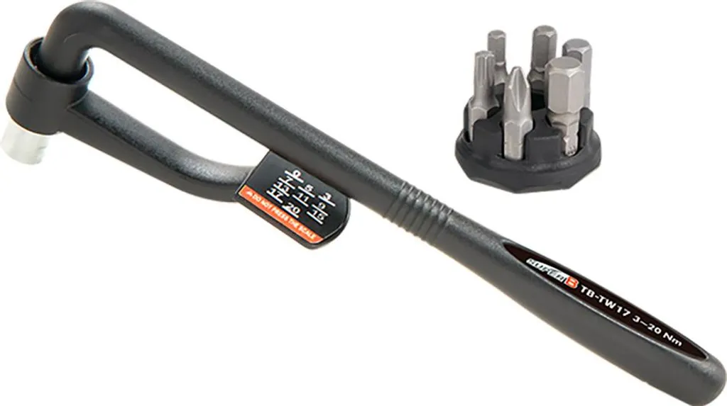 Chiave Dinamometrica Super B TB-TW17 3-20Nm Argento - Strumento Officina