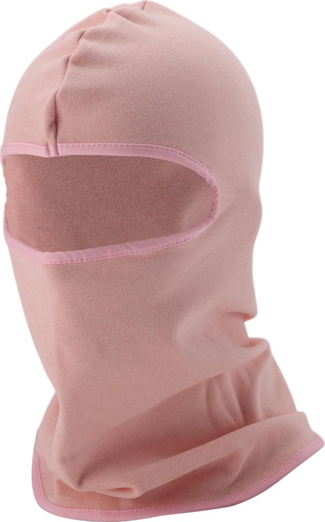 All Inclusive Gesichtsmaske Polyester Kein Netz Gesichtsbedeckung Wärmend Pink 1 Stück