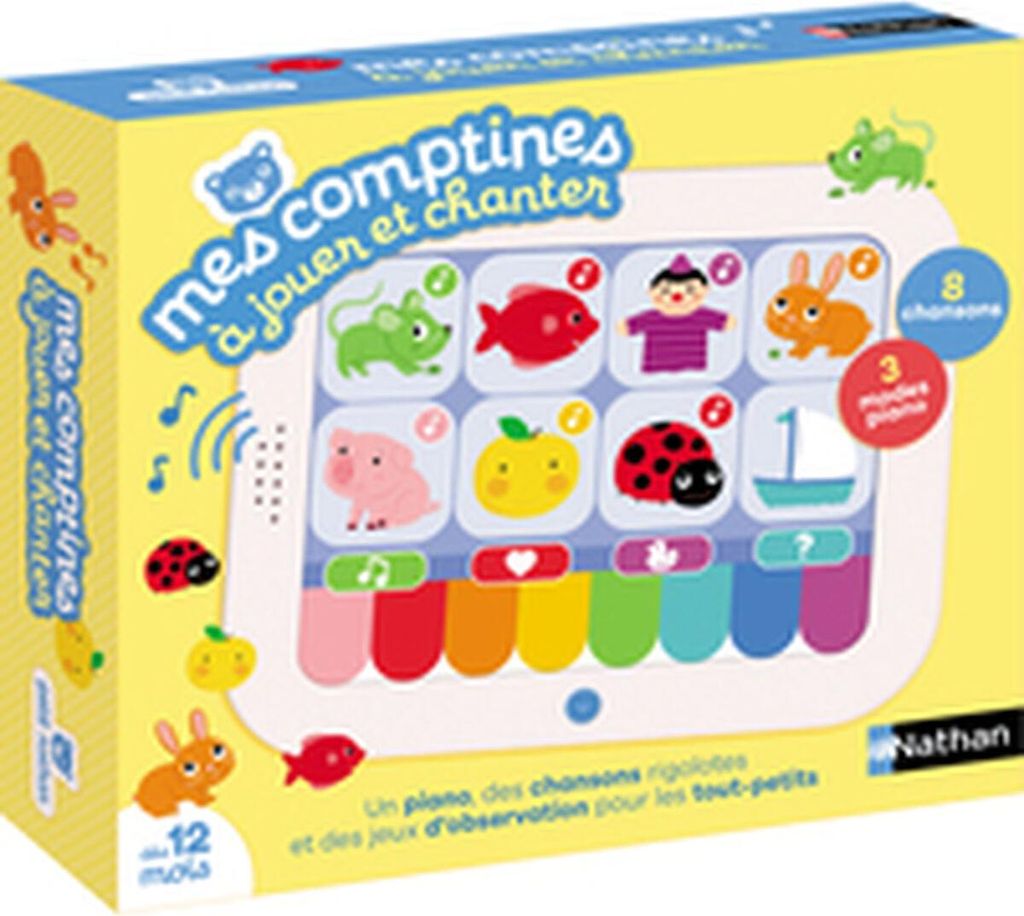 Tischspiel Nathan Mes comptines a jouer et a chanter