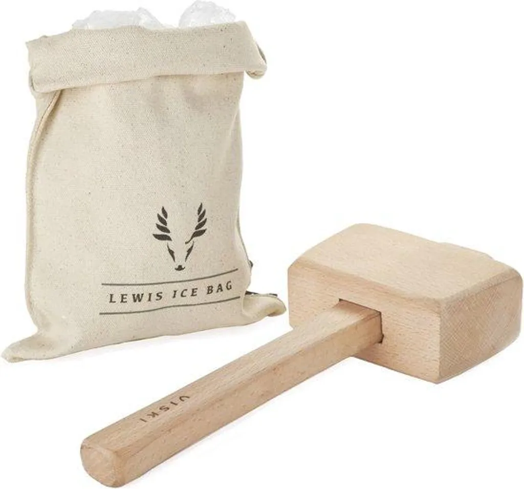Machine à glace pilée manuelle avec pilon pour mojitos et cocktails
