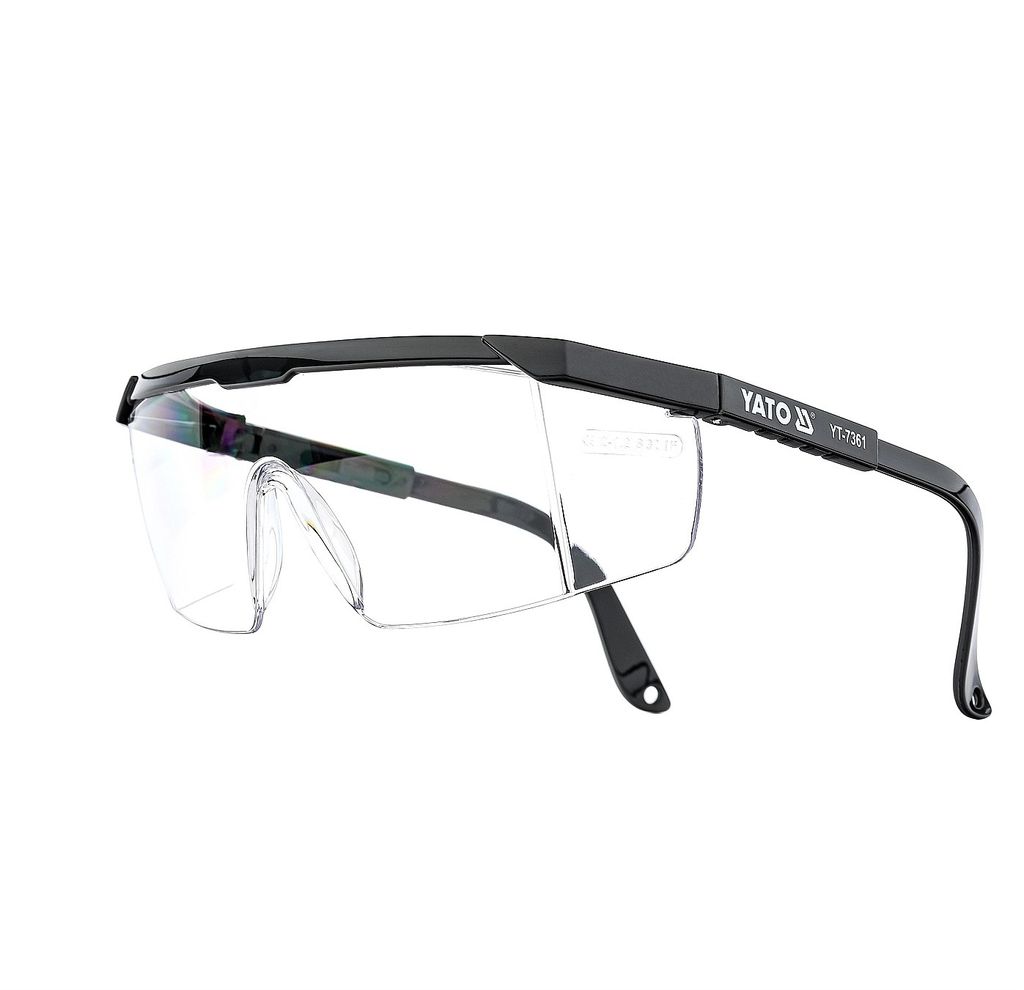 Yato YT-7361, Schutzbrille, EN 166:2001, Schwarz, Produktbild 