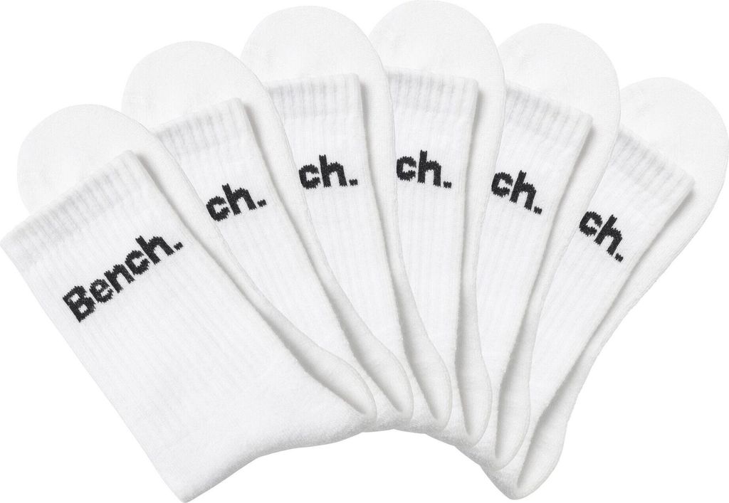 Bench Tennissocken Damen Herren Sportsocken, Crew Socken 6 Produktbild 