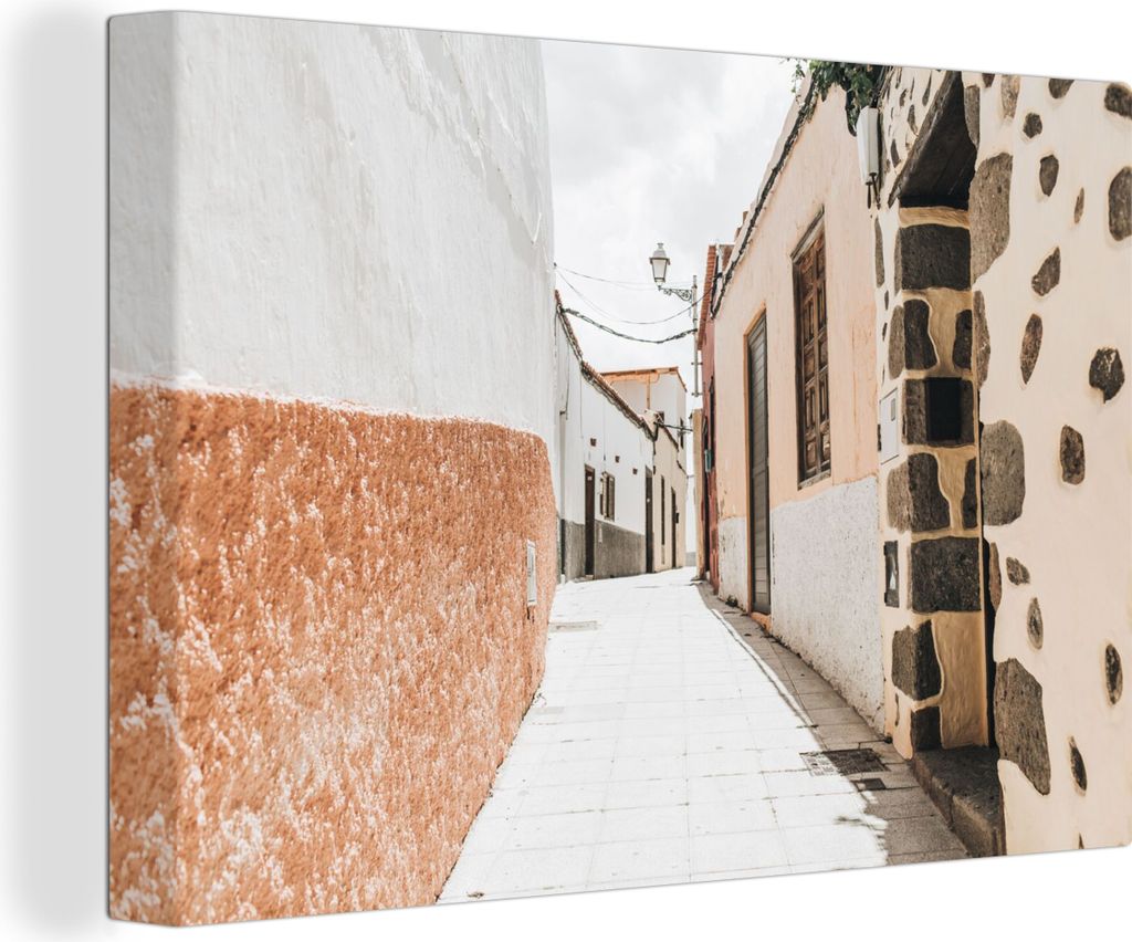 OneMillionCanvasses - Leinwandbilder - 150x100 cm, Straße - Sommer - Sonne, Wandbilder Kunstdruck Wanddekoration - Foto auf Leinwand - Gemälde ...