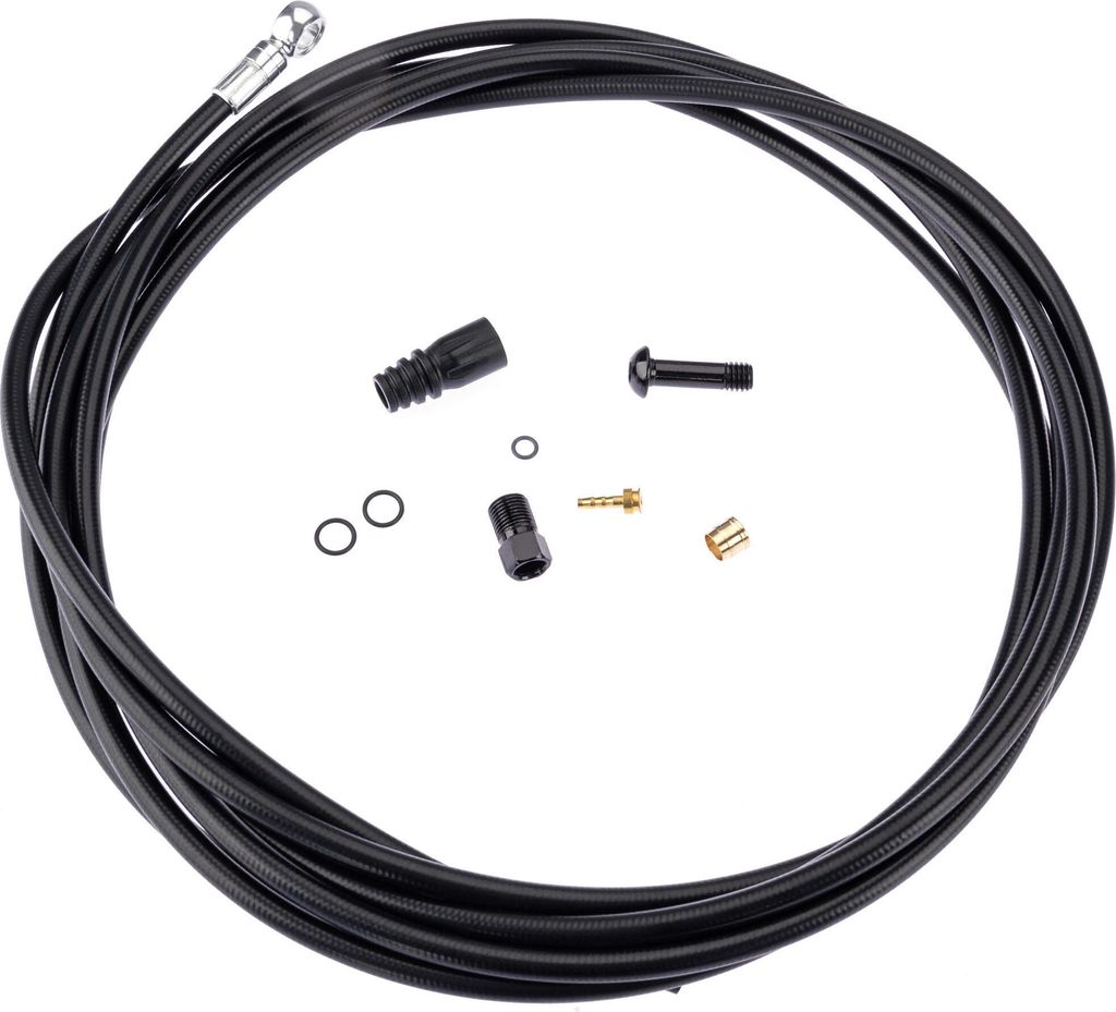 Kit Durite Frein 3200 Mm Ø5.5 Mm Tektro – Avec Vis Banjo Pour Auriga+ Et Twin+