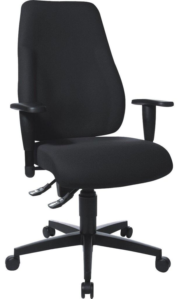 Topstar® LT0BK BC0 Fitness-Drehstuhl Lady SITNESS schwarz Produktbild 