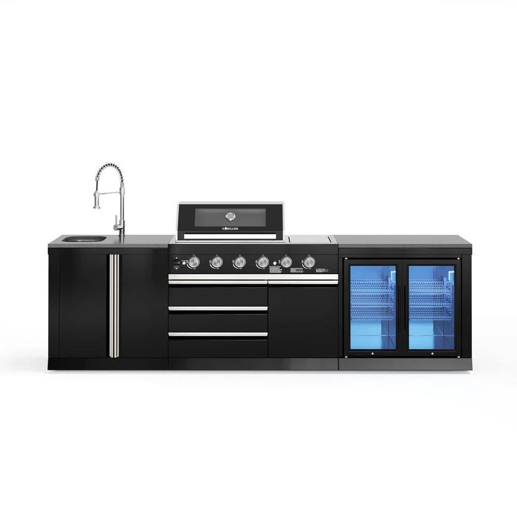 BB-M2 Outdoorküche | 8-Brenner Gasgrill | Cool-Duo | Prep Produktbild 