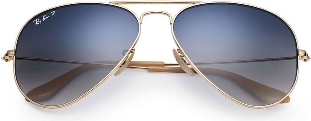Ray-Ban Damen Aviator Sonnenbrille, Silber (003/3f), 55 mm Produktbild 3