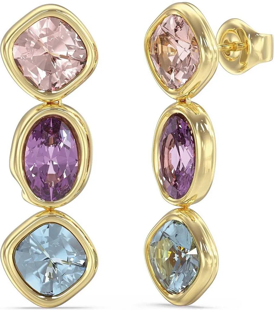Orecchini Pendenti Guess Mamounia Oro: Eleganza Donna con Cristalli