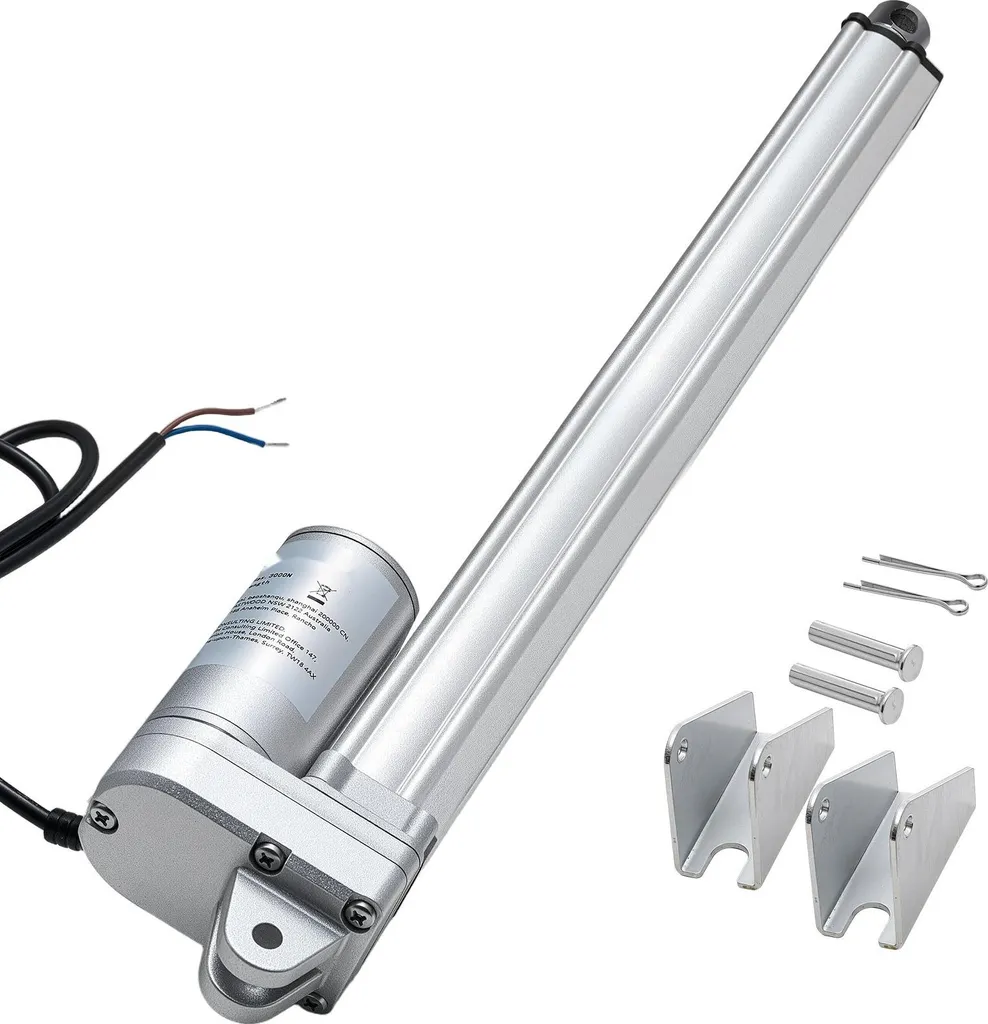 Vérin électrique 12V de 3000N robuste pour levage et trappe de toit IP65