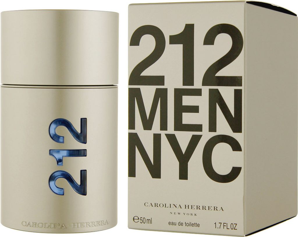 Carolina Herrera 212 NYC Men, Mężczyźni, 50 ml, Bergamotka, Zdjęcie produktu 