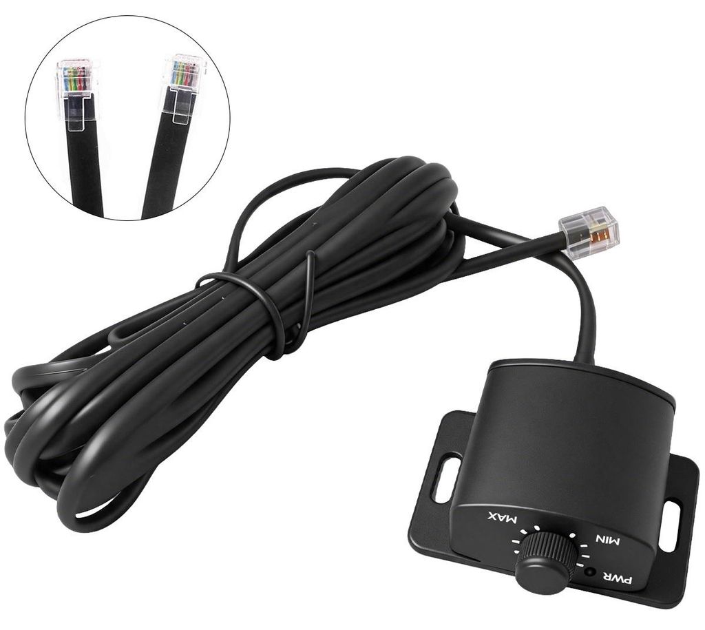 Bass Fernbedienung Auto 6 Pin, Subwoofer Regler mit 4m Produktbild 