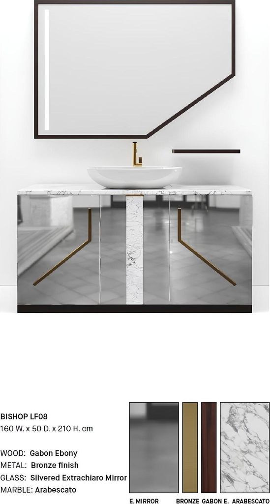 Glas Bad Waschbecken Armaturen Badezimmer Möbel Italien Stil Badezimmer Neue Set