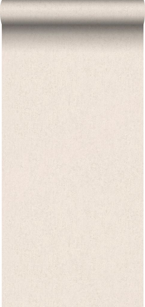 Sanders & Sanders Tapete Leinen-Optik Crème-Beige 53 cm x 10 m