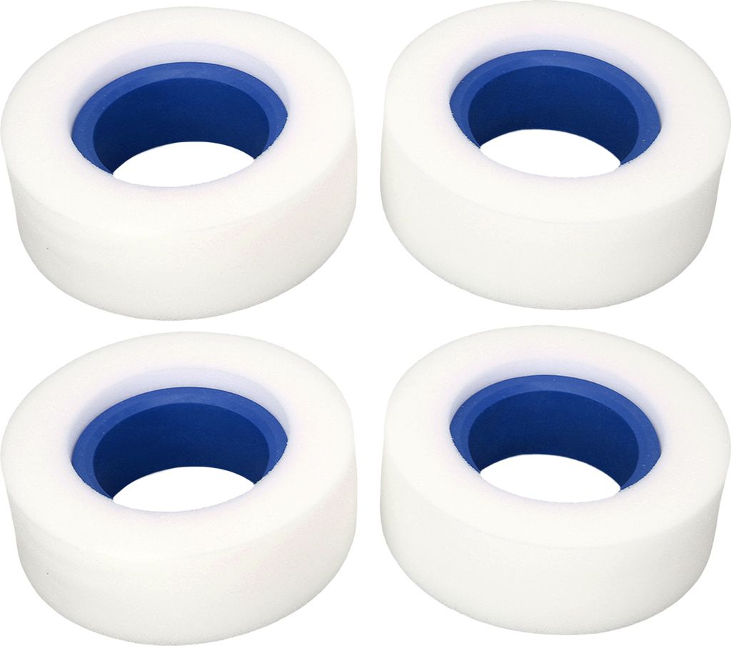 4pcs RC -Reifenschaum 2,2 Zoll Dual Bühnenweichschwamm Car Crawler für 1/10 1/8 Blau