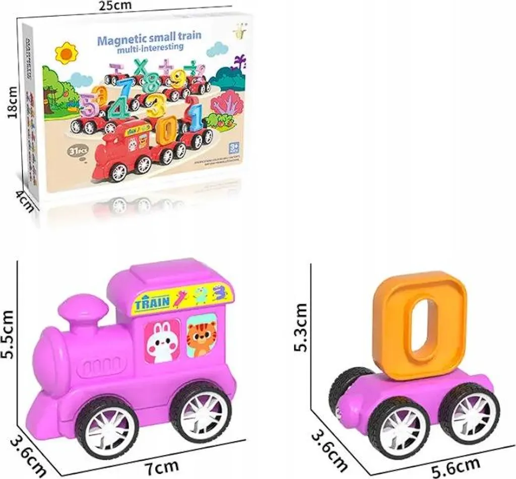 Activités Mathématiques Enfant : Train Magnétique pour Apprendre à Compter - 3