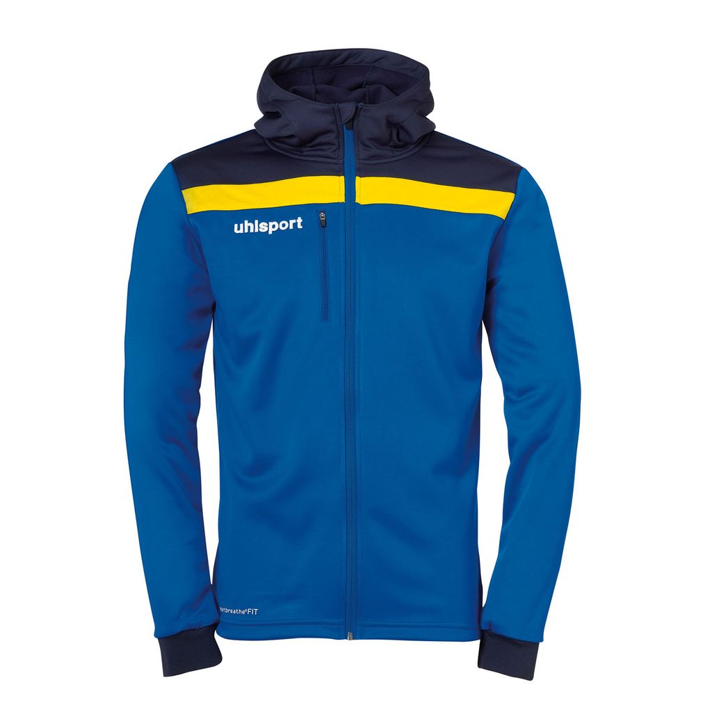 Uhlsport Offense 23 Trainingsjacke Mit Kapuze Herren - Royal / Marine / Lime