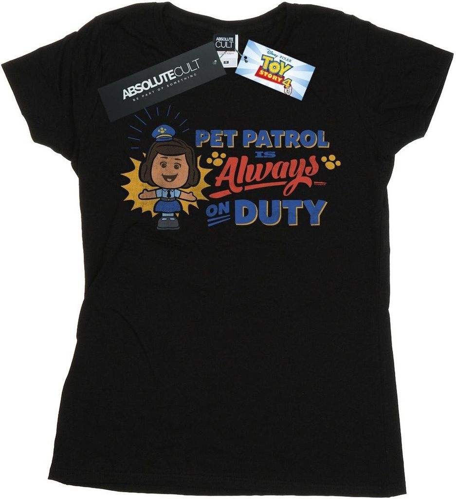 Disney - "Toy Story 4 Pet Patrol" T-Shirt für Damen BI44438 (S) (Schwarz)