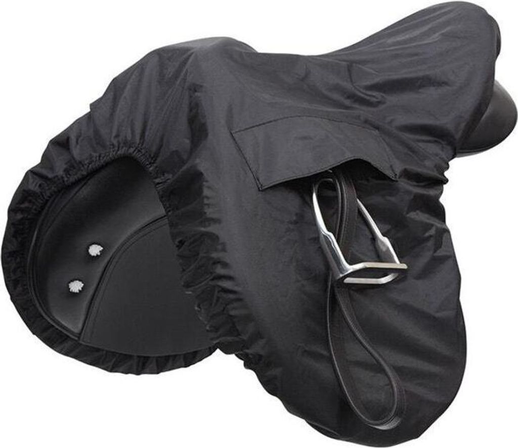 Shires - Coprisella "Dressage" ER1186 (Taglia unica) (Nero) Immagine del prodotto 