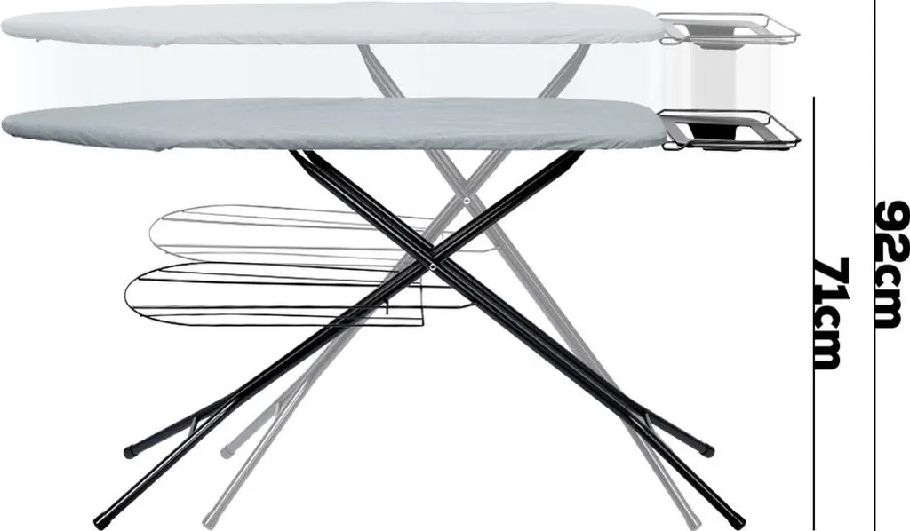 Table à repasser confort compacte T70 blanche avec repose-fer - 21