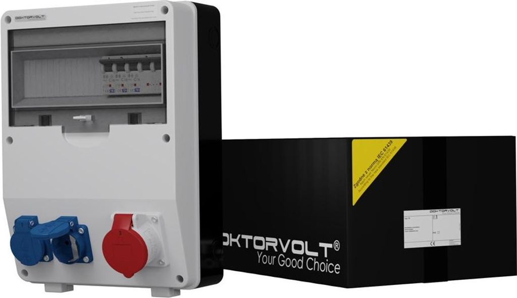 Stavebný rozvádzač TD-S 16A 2x230V Mennekes rozvádzač Obrázok produktu 