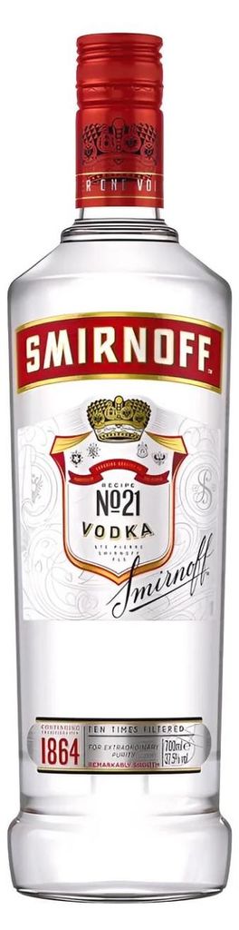 Smirnoff Red No. 21 Vodka Premium 0,70 L Immagine del prodotto 