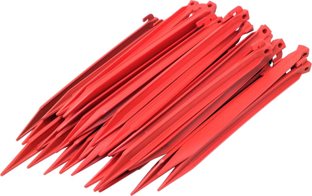 ToCi 48 x piquets en plastique 30cm | piquets de tente pour Image du produit 