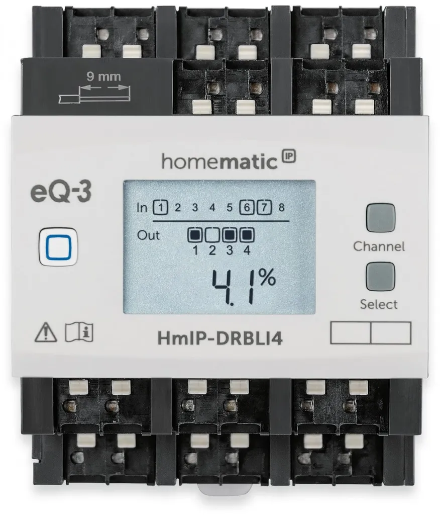 Interrupteur Homematic IP 154362A0 blanc pour éclairage connecté intelligent