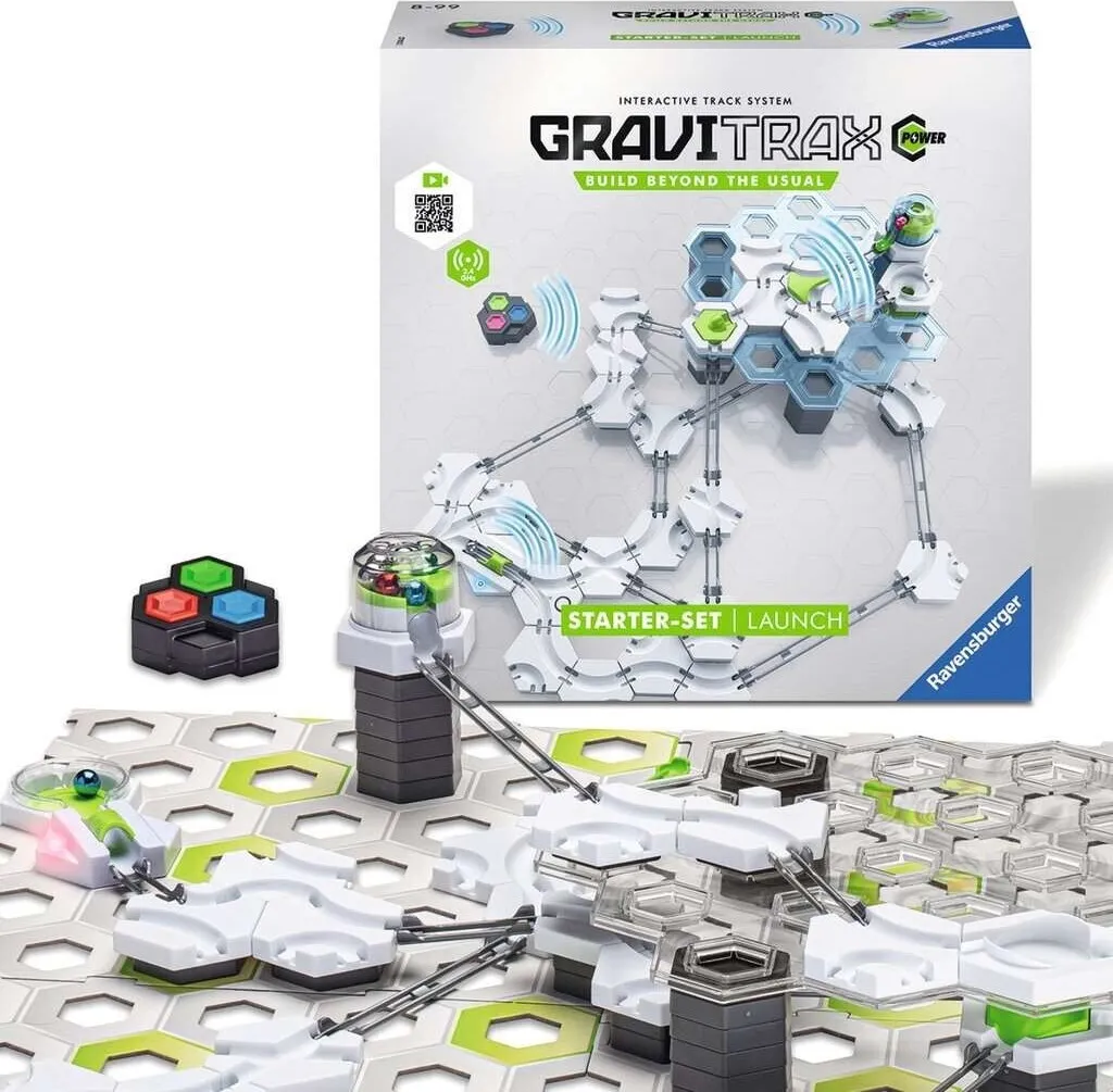 Kit de démarrage GraviTrax Power Launch - Circuit à billes électronique - 6