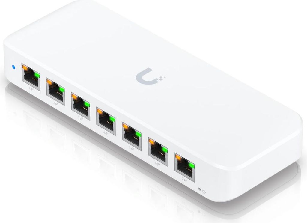 Ubiquiti UniFi 8-Port GbE PoE+ powered by GbE++ input 210W Obrázok produktu 