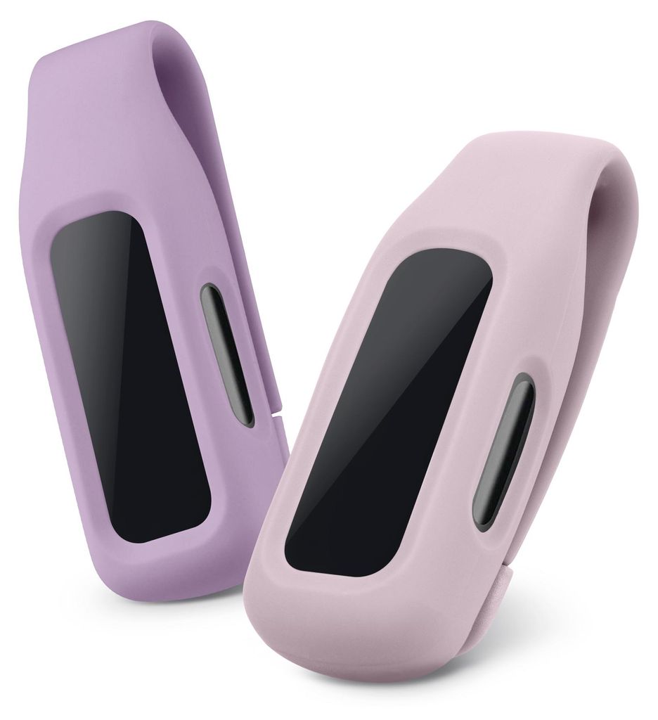 kwmobile 2x Silikon Fitnesstracker Halterung für Fitbit Inspire 3 / Inspire 2 / Ace 3 Clip Halter - Fitness Tracker Hülle für Sport - TPU Schutz...