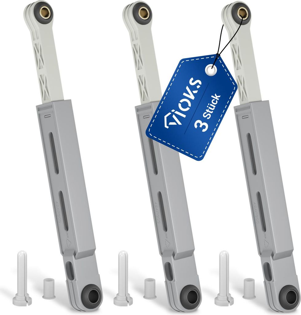 VIOKS Stoßdämpfer Set 3x Ersatz für Bosch 00742719 90N für Waschmaschine