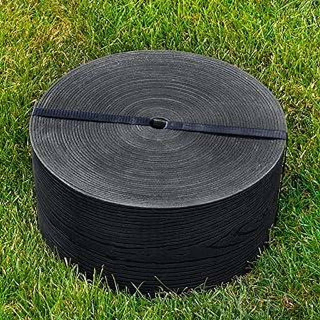 Flexible Rasenkante Kunststoff 10m - Höhe 13cm, Stärke 3mm - Raseneinfassung & Beeteinfassung aus stabilem Plastik - Leicht zu Verarbeiten, Schwa...