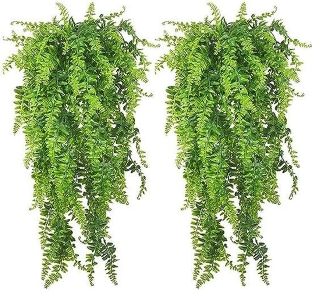 Lot de 2 buis artificiels décoratifs aspect naturel intérieur extérieur