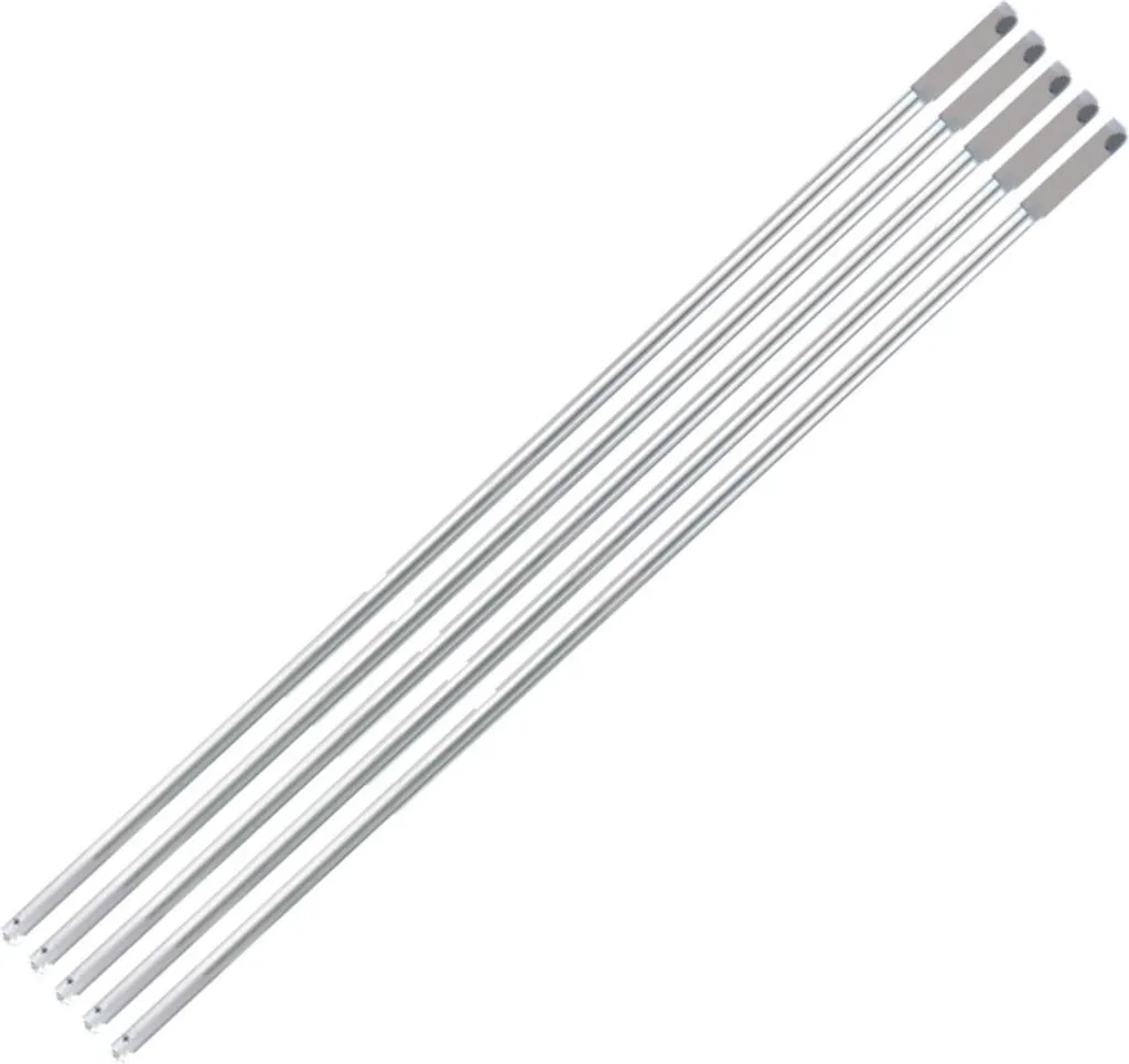 5x Manico in Alluminio 130cm per Scopa e Mocio - Pulizia Professionale
