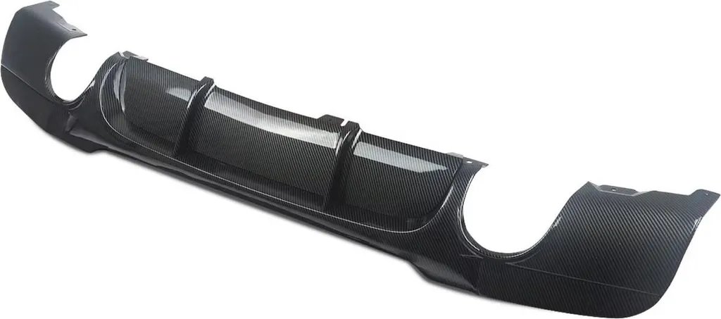 Diffuseur BMW E90 E91 Pack M Look Carbone - Double Sortie 328i 335i