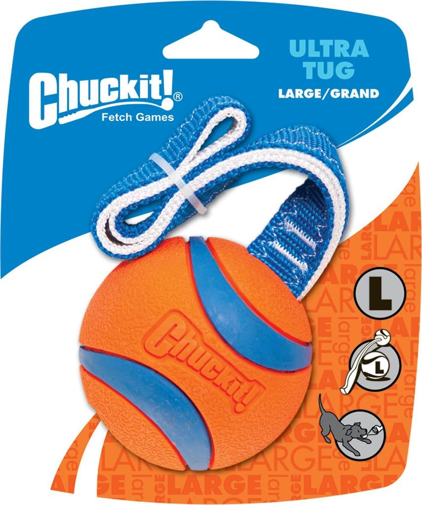 Chuckit! ULTRA TUG Hundeball an einem Seil stark L Produktbild 